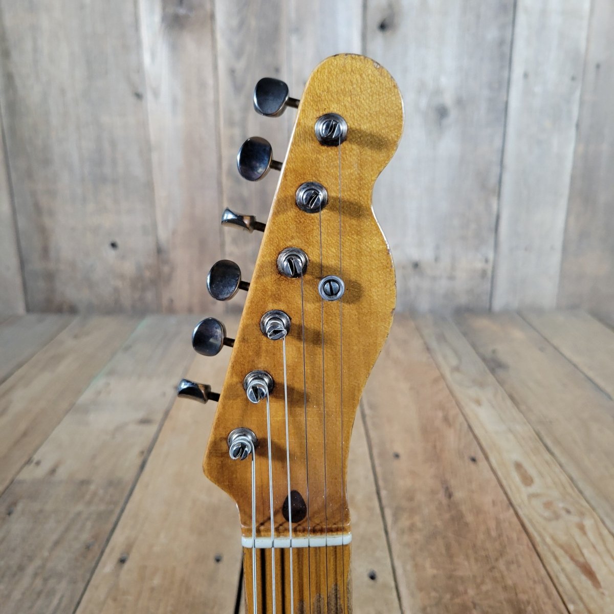 SOLD - Nacho Blackguard Telecaster 1952 “Early ’50s” Style 2024 – Vintage - Inspired Relic Electric Guitar - Mahar's Vintage Guitars