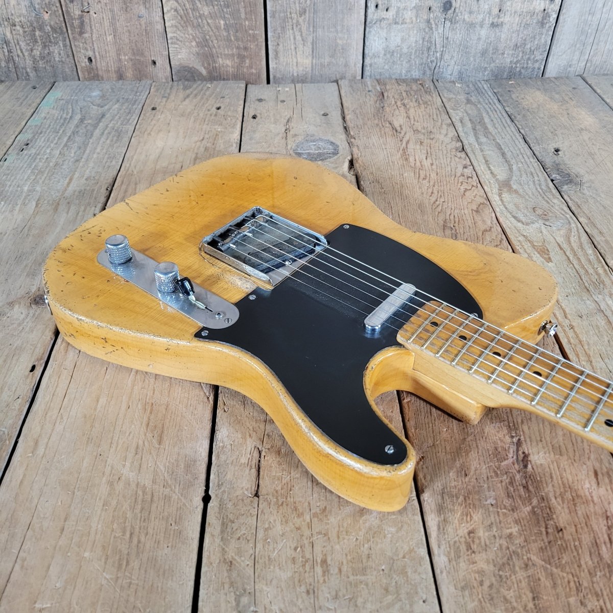 SOLD - Nacho Blackguard Telecaster 1952 “Early ’50s” Style 2024 – Vintage - Inspired Relic Electric Guitar - Mahar's Vintage Guitars