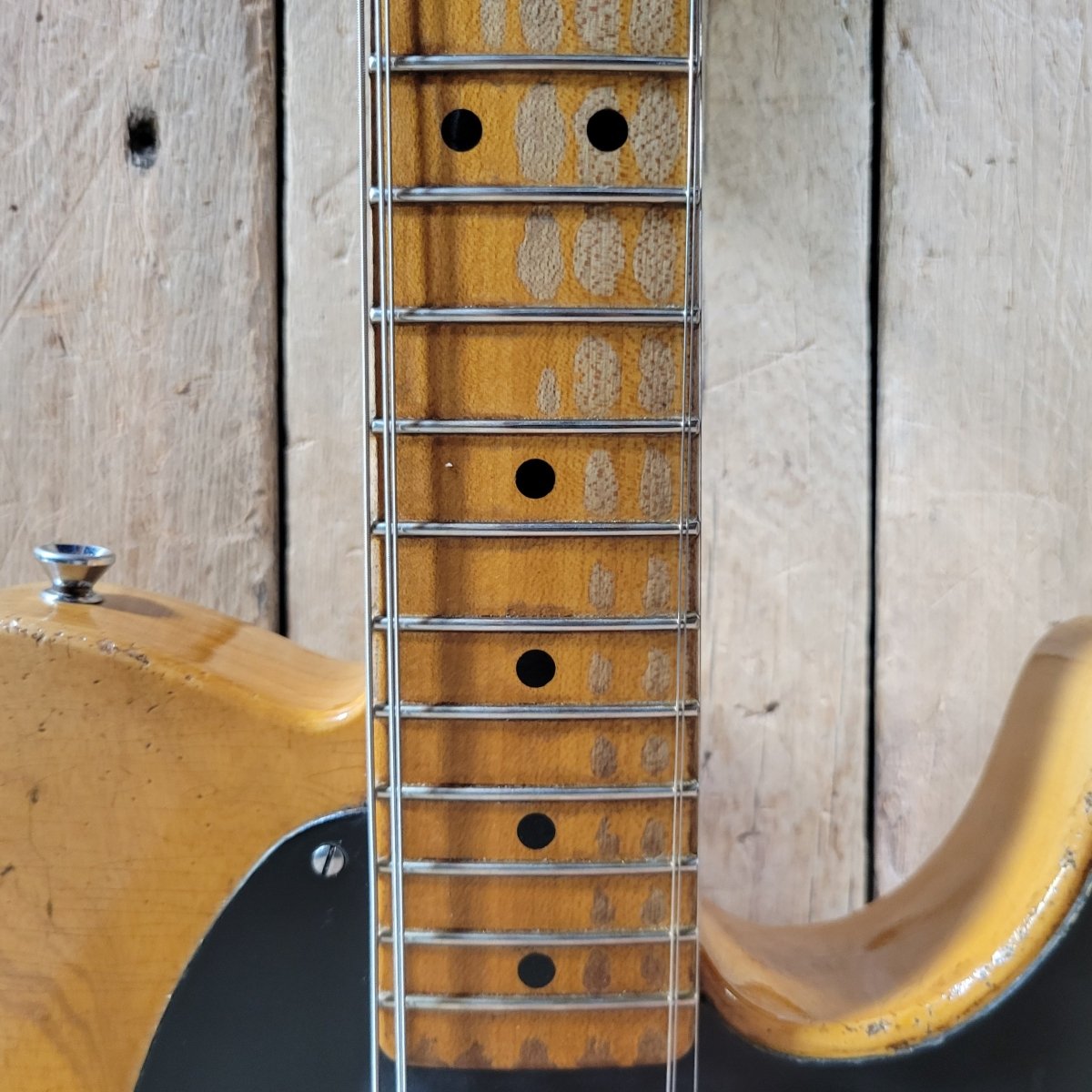 SOLD - Nacho Blackguard Telecaster 1952 “Early ’50s” Style 2024 – Vintage - Inspired Relic Electric Guitar - Mahar's Vintage Guitars
