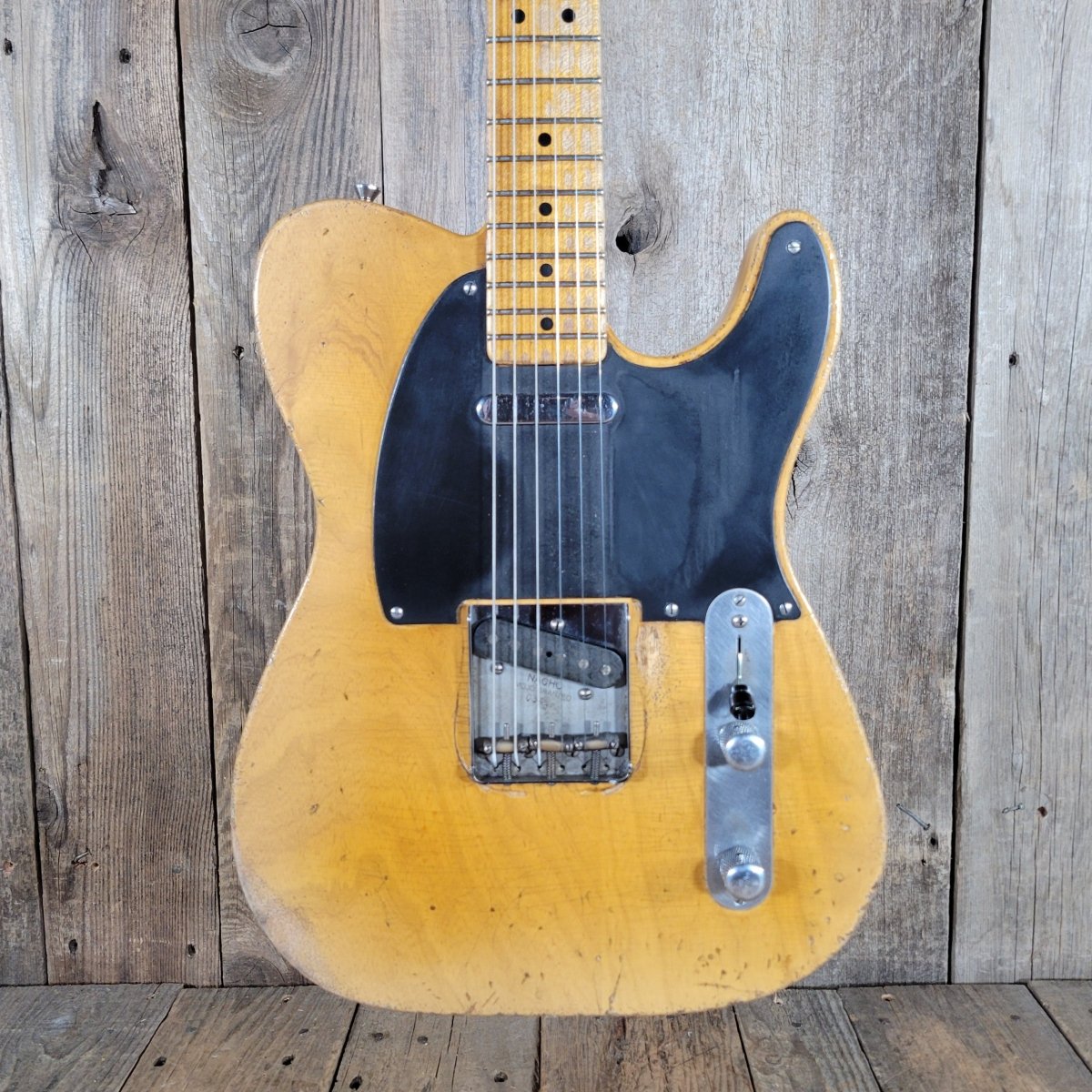 SOLD - Nacho Blackguard Telecaster 1952 “Early ’50s” Style 2024 – Vintage - Inspired Relic Electric Guitar - Mahar's Vintage Guitars