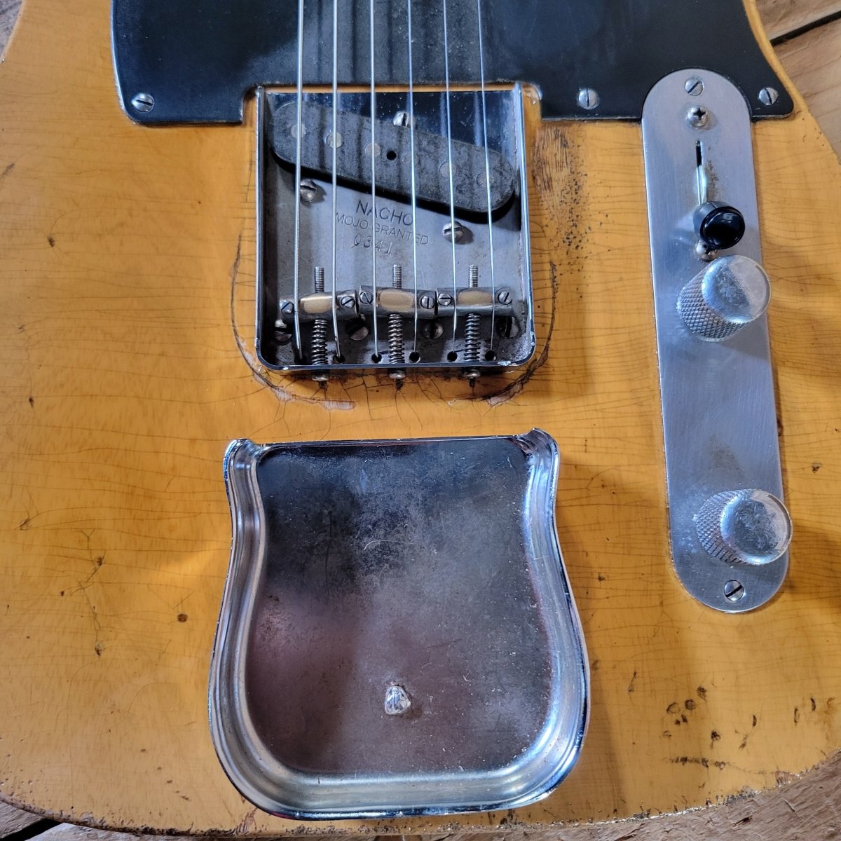 SOLD - Nacho Blackguard Telecaster 1952 “Early ’50s” Style 2024 – Vintage - Inspired Relic Electric Guitar - Mahar's Vintage Guitars