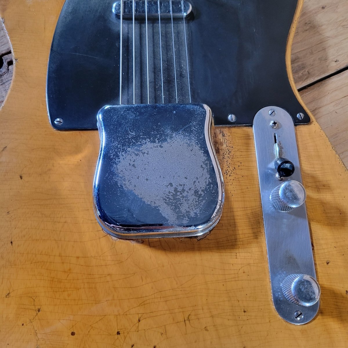SOLD - Nacho Blackguard Telecaster 1952 “Early ’50s” Style 2024 – Vintage - Inspired Relic Electric Guitar - Mahar's Vintage Guitars
