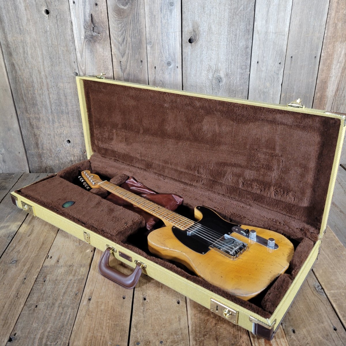 SOLD - Nacho Blackguard Telecaster 1952 “Early ’50s” Style 2024 – Vintage - Inspired Relic Electric Guitar - Mahar's Vintage Guitars