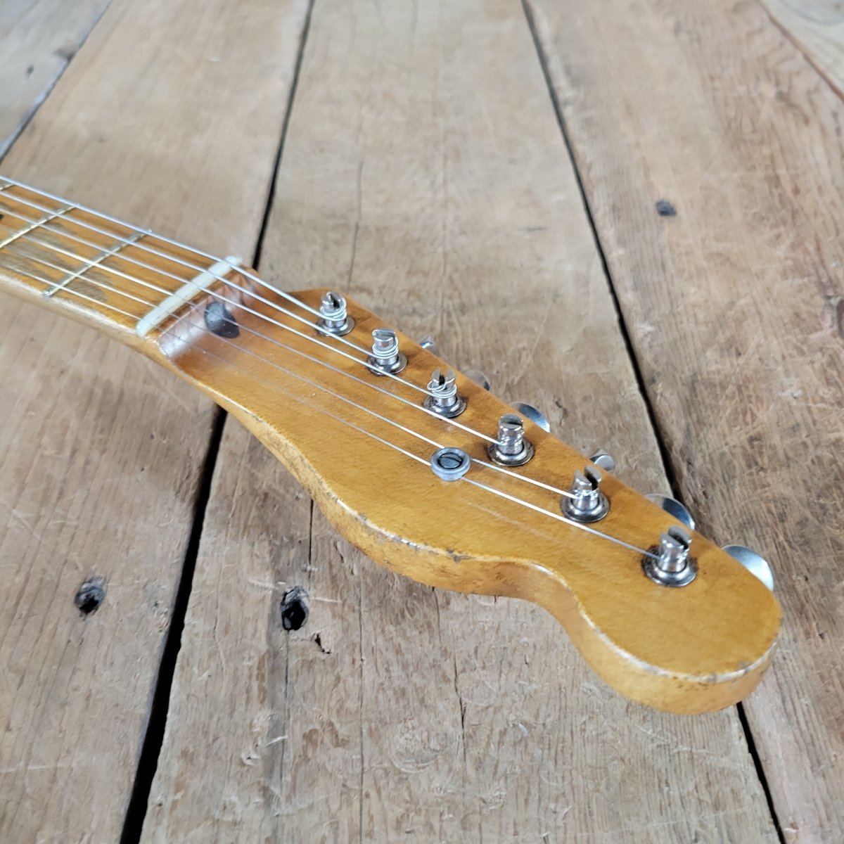 SOLD - Nacho Blackguard Telecaster 1952 “Early ’50s” Style 2024 – Vintage - Inspired Relic Electric Guitar - Mahar's Vintage Guitars