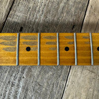 SOLD - Nacho Blackguard V Neck Stock Neck Humbucker 2020 Butterscotch Blonde - Mahar's Vintage Guitars