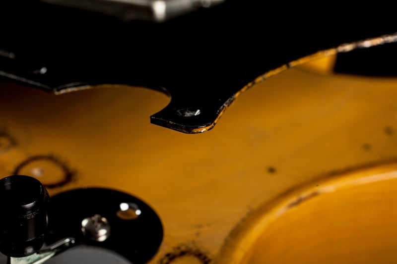 SOLD - Nacho Blackguard V Neck Stock Neck Humbucker 2020 Butterscotch Blonde - Mahar's Vintage Guitars