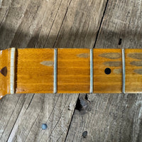 SOLD - Nacho Blackguard V Neck Stock Neck Humbucker 2020 Butterscotch Blonde - Mahar's Vintage Guitars