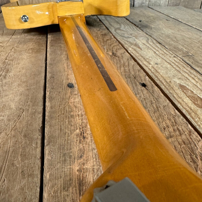 SOLD - Nacho Blackguard V Neck Stock Neck Humbucker 2020 Butterscotch Blonde - Mahar's Vintage Guitars