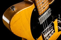 SOLD - Nacho Blackguard V Neck Stock Neck Humbucker 2020 Butterscotch Blonde - Mahar's Vintage Guitars