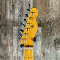 SOLD - Nacho Blackguard V Neck Stock Neck Humbucker 2020 Butterscotch Blonde - Mahar's Vintage Guitars