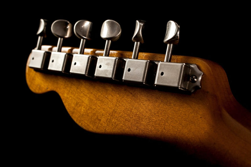 SOLD - Nacho Blackguard V Neck Stock Neck Humbucker 2020 Butterscotch Blonde - Mahar's Vintage Guitars