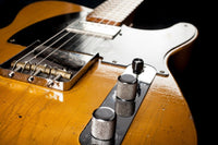 SOLD - Nacho Blackguard V Neck Stock Neck Humbucker 2020 Butterscotch Blonde - Mahar's Vintage Guitars