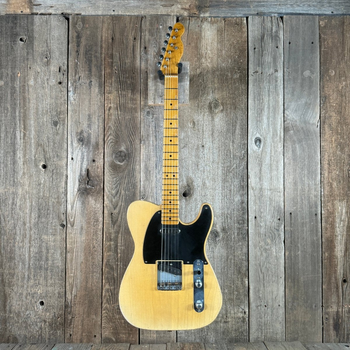 SOLD - Nacho Guitars Nacho Blackguard "Emma" 2023 Aged Butterscotch Blonde - Mahar's Vintage Guitars