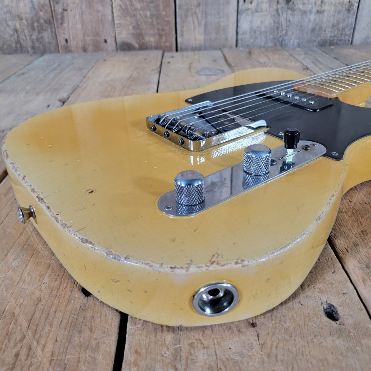SOLD - Nacho Telecaster Blackguard 2024 – P - 90 Neck, Ron Ellis Pickups, All Paperwork - Mahar's Vintage Guitars