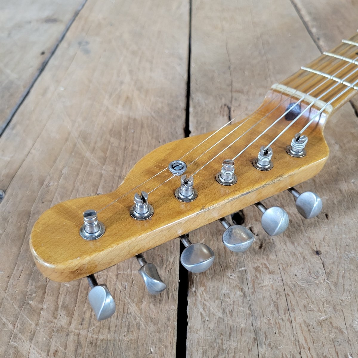 SOLD - Nacho Telecaster Blackguard 2024 – P - 90 Neck, Ron Ellis Pickups, All Paperwork - Mahar's Vintage Guitars