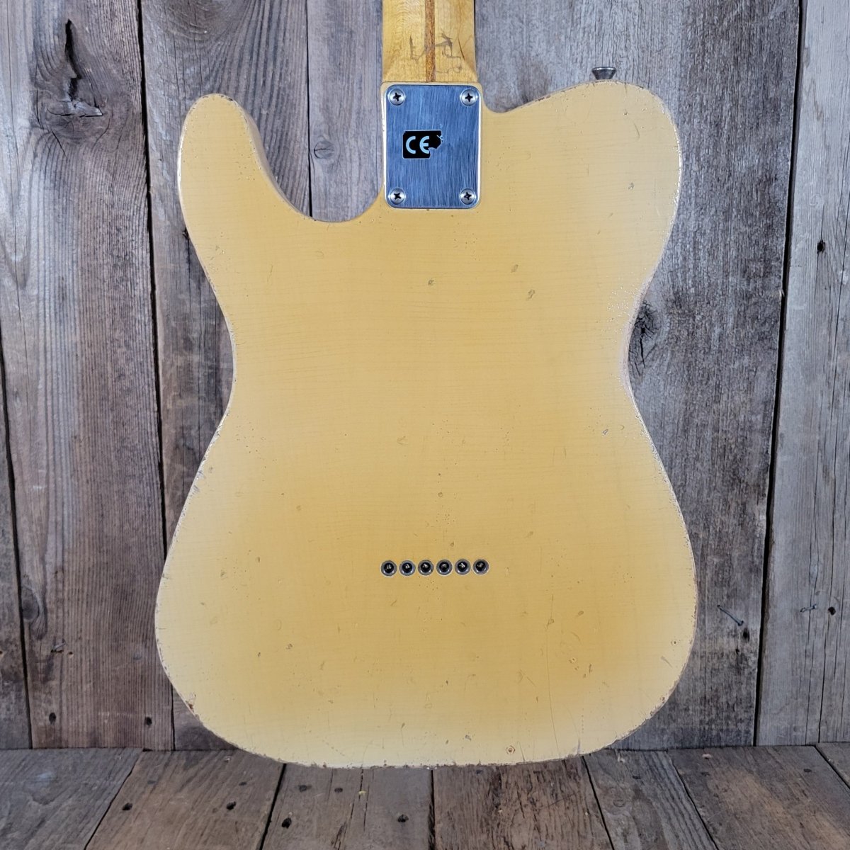 SOLD - Nacho Telecaster Blackguard 2024 – P - 90 Neck, Ron Ellis Pickups, All Paperwork - Mahar's Vintage Guitars