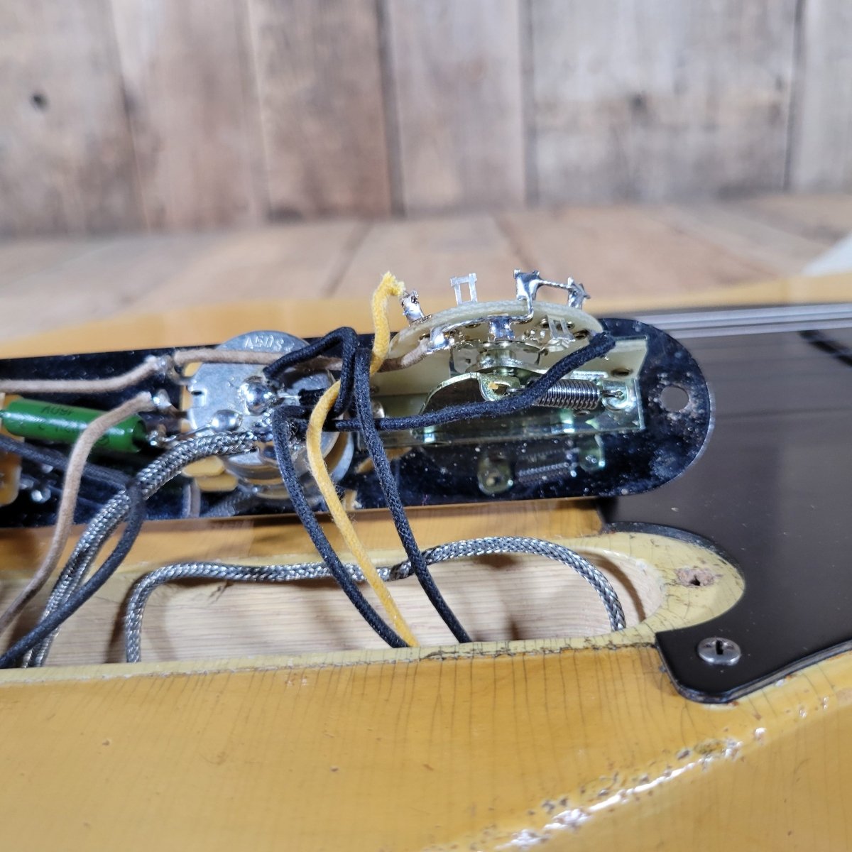 SOLD - Nacho Telecaster Blackguard 2024 – P - 90 Neck, Ron Ellis Pickups, All Paperwork - Mahar's Vintage Guitars