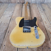 SOLD - Nacho Telecaster Blackguard 2024 – P - 90 Neck, Ron Ellis Pickups, All Paperwork - Mahar's Vintage Guitars
