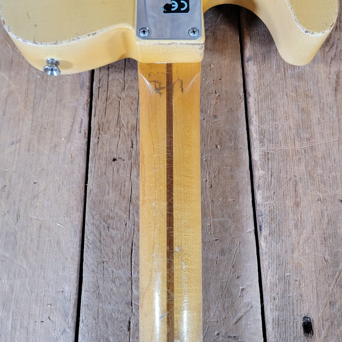 SOLD - Nacho Telecaster Blackguard 2024 – P - 90 Neck, Ron Ellis Pickups, All Paperwork - Mahar's Vintage Guitars