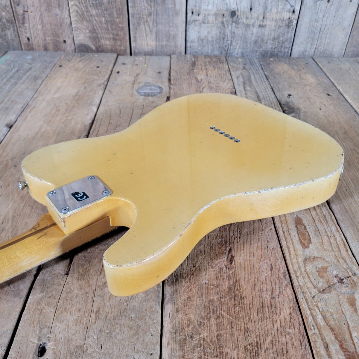 SOLD - Nacho Telecaster Blackguard 2024 – P - 90 Neck, Ron Ellis Pickups, All Paperwork - Mahar's Vintage Guitars