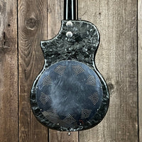 SOLD - National Reso - phonic acoustic resonator 3/4 size 1957 Black Pearloid - Mahar's Vintage Guitars