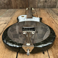 SOLD - National Reso - phonic acoustic resonator 3/4 size 1957 Black Pearloid - Mahar's Vintage Guitars
