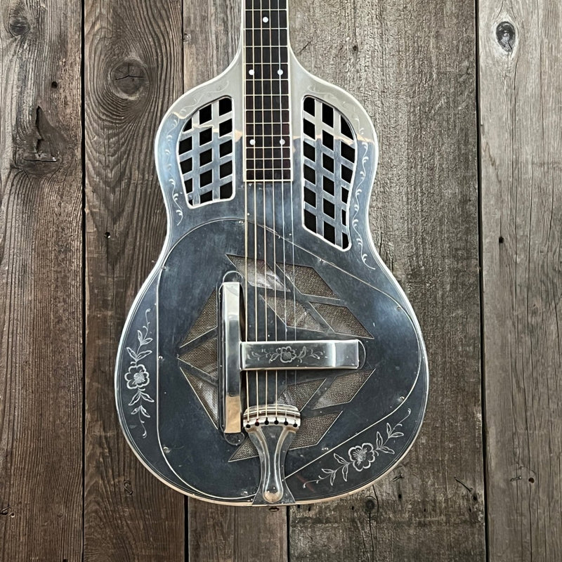 SOLD - National Style 2 Square Neck Tri - Cone 1929 - Mahar's Vintage Guitars