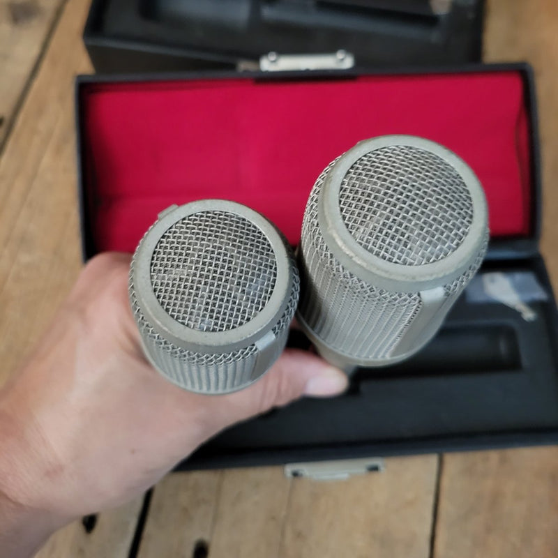 SOLD - Neumann KM86 Pair Multi Pattern FET Condenser Microphone - Mahar's Vintage Guitars