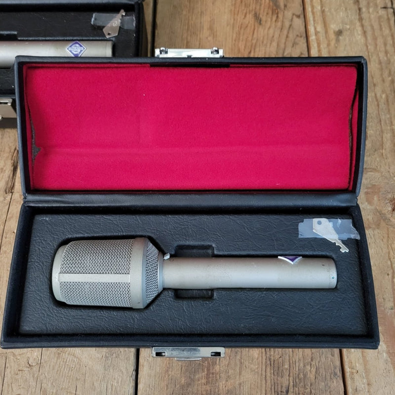 SOLD - Neumann KM86 Pair Multi Pattern FET Condenser Microphone - Mahar's Vintage Guitars