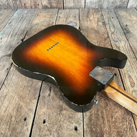 SOLD - On the way to the Dallas Guitar Show May 2, 3, 4 - Danocaster Singlecut F Hole Thinline Telecaster 2017 Sunburst - Mahar's Vintage Guitars