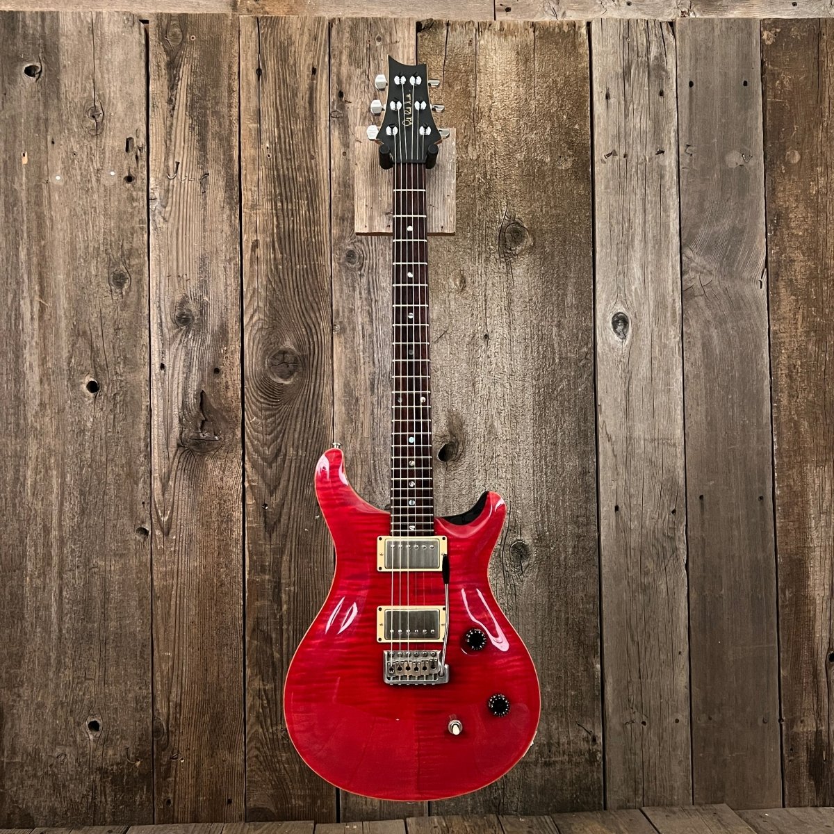 SOLD - PRS CE24 1991 Scarlet Red Paul Reed Smith - Mahar's Vintage Guitars