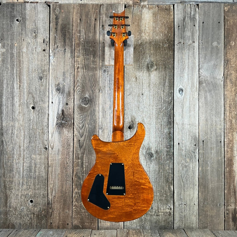 SOLD - PRS Custom 22 Artist Quilt Dragon Pickups Gold Hardware wide thin 2001 Violin Amber - Mahar's Vintage Guitars