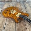 SOLD - PRS Custom 22 Artist Quilt Dragon Pickups Gold Hardware wide thin 2001 Violin Amber - Mahar's Vintage Guitars