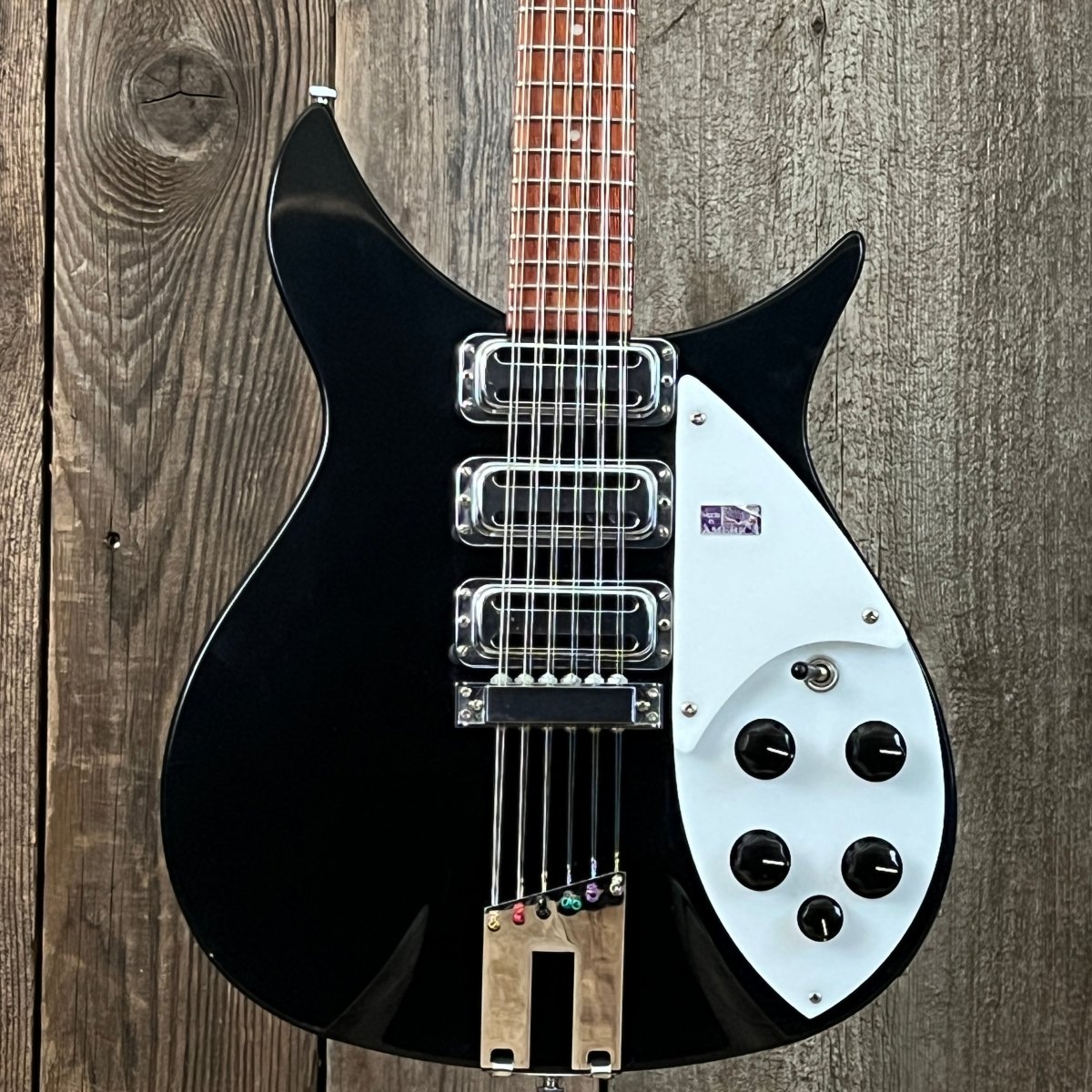 SOLD - Rickenbacker 325/12 V63 12 String 1999 Black - Mahar's Vintage Guitars