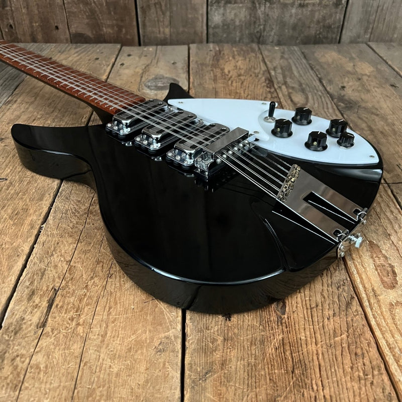 SOLD - Rickenbacker 325/12V63 3/4 Scale 1999 Jetglo - Mahar's Vintage Guitars