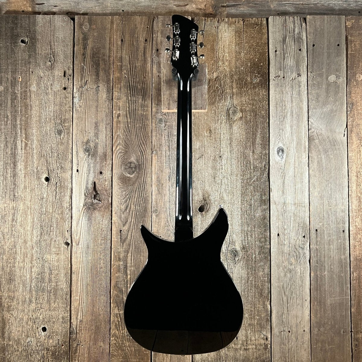 SOLD - Rickenbacker 350V63 Liverpool Semi Hollow Full Scale 2023 Jetglo - Mahar's Vintage Guitars