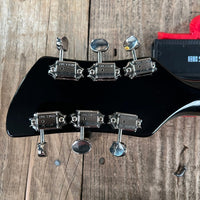 SOLD - Rickenbacker 350V63 Liverpool Semi Hollow Full Scale 2023 Jetglo - Mahar's Vintage Guitars