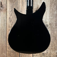 SOLD - Rickenbacker 350V63 Liverpool Semi Hollow Full Scale 2023 Jetglo - Mahar's Vintage Guitars