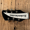 SOLD - Rickenbacker 350V63 Liverpool Semi Hollow Full Scale 2023 Jetglo - Mahar's Vintage Guitars