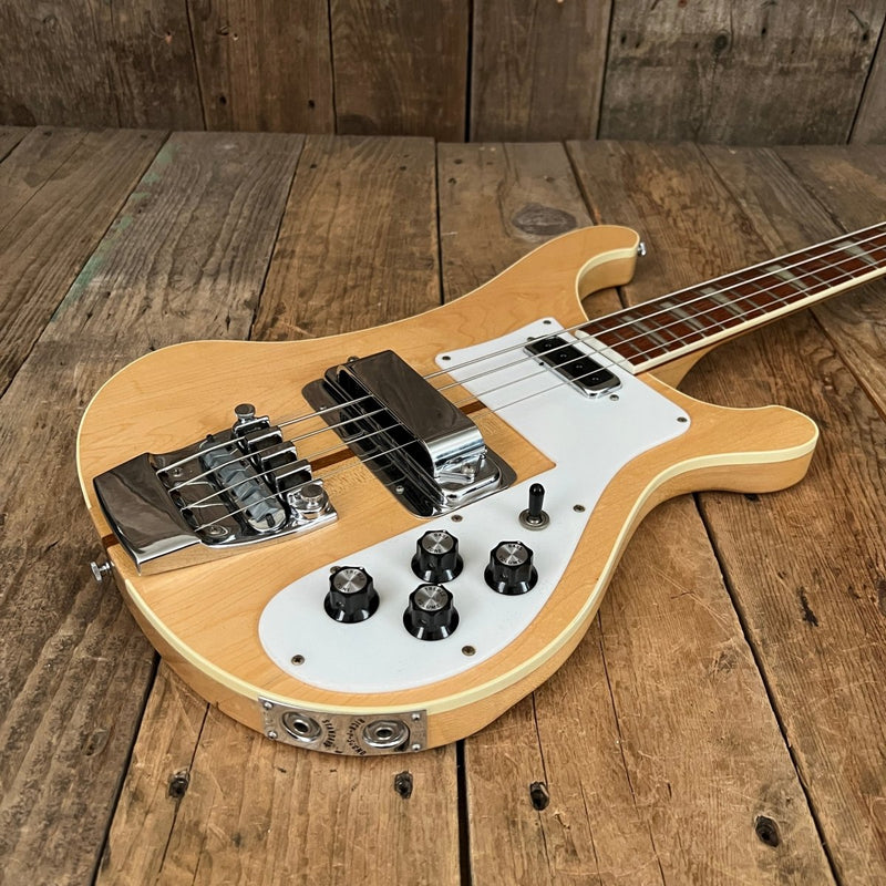 SOLD - Rickenbacker 4001 Bass Mapleglo 1974 - Mahar's Vintage Guitars