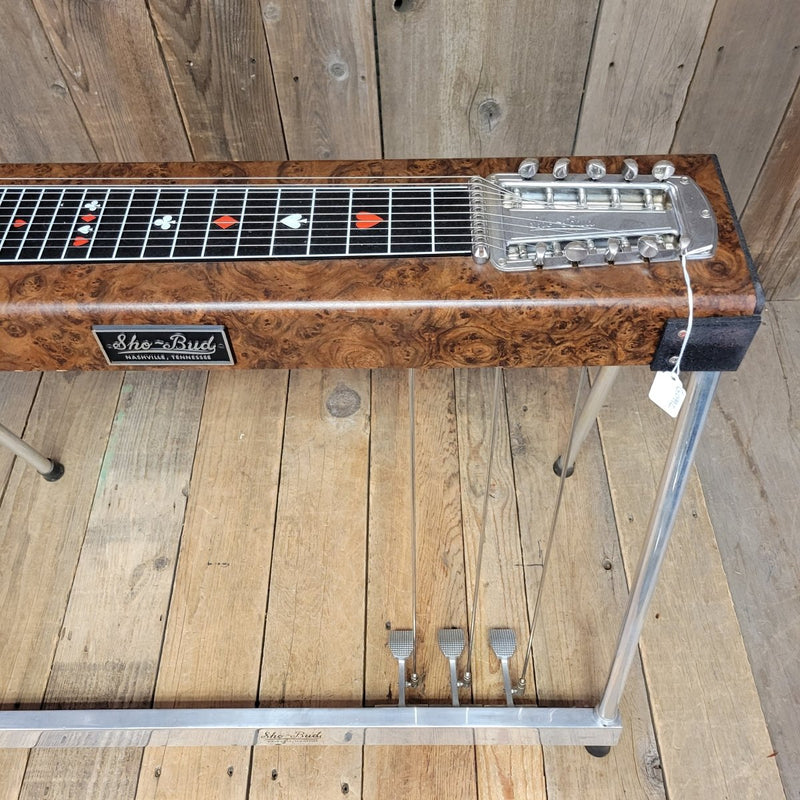 SOLD - Sho - Bud Maverick 10 String 3 Pedal 1 Knee Lever Pedal Steel 1976 - Mahar's Vintage Guitars