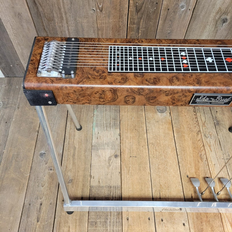 SOLD - Sho - Bud Maverick 10 String 3 Pedal 1 Knee Lever Pedal Steel 1976 - Mahar's Vintage Guitars