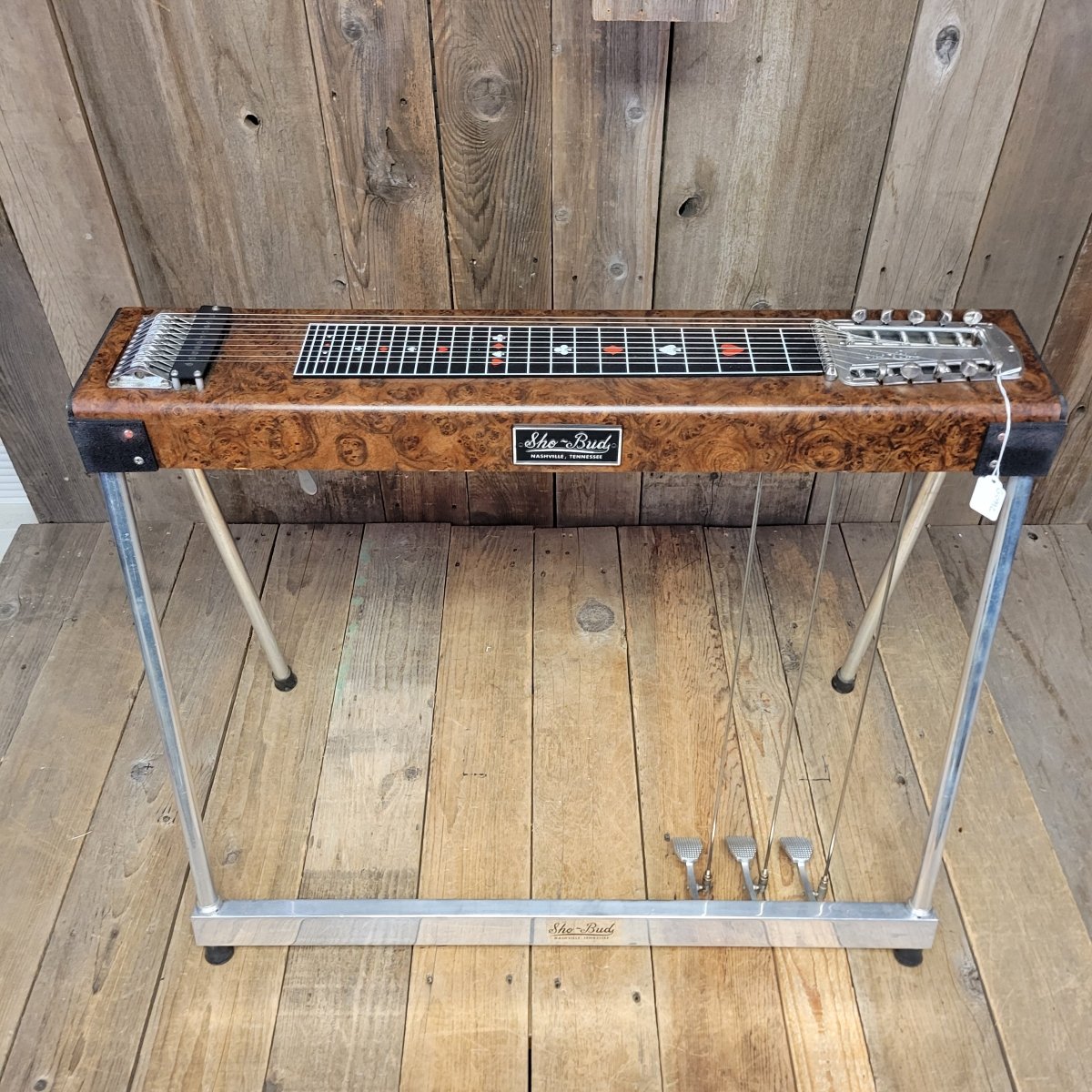 SOLD - Sho-Bud Maverick 10 String 3 Pedal 1 Knee Lever Pedal Steel