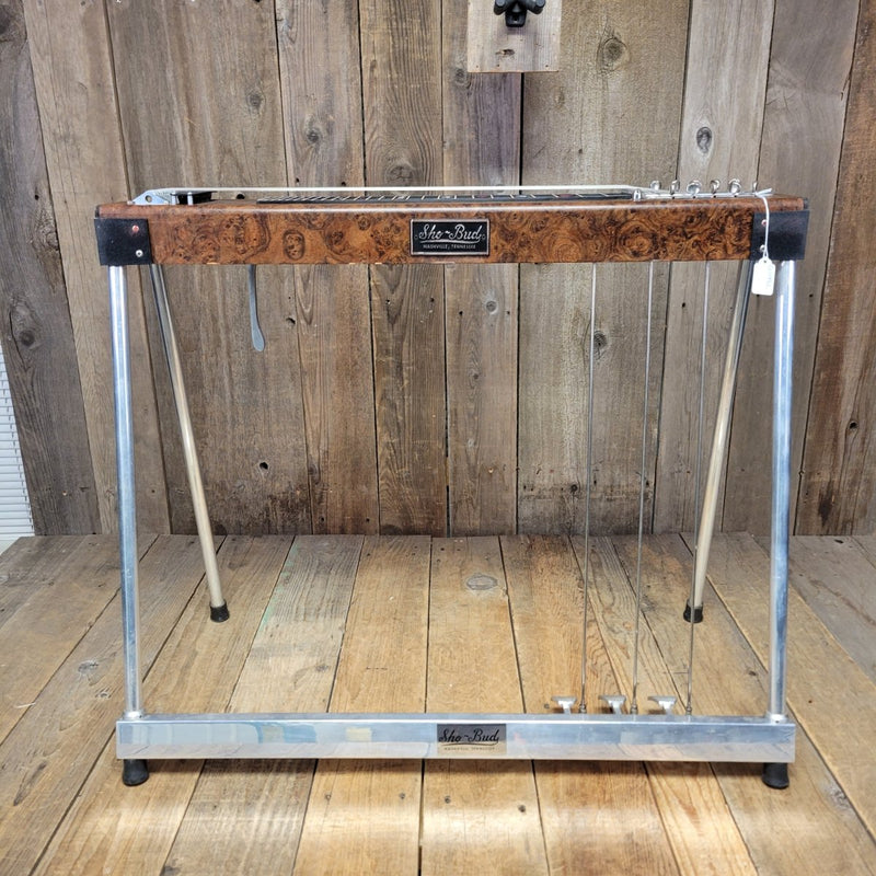 SOLD - Sho - Bud Maverick 10 String 3 Pedal 1 Knee Lever Pedal Steel 1976 - Mahar's Vintage Guitars