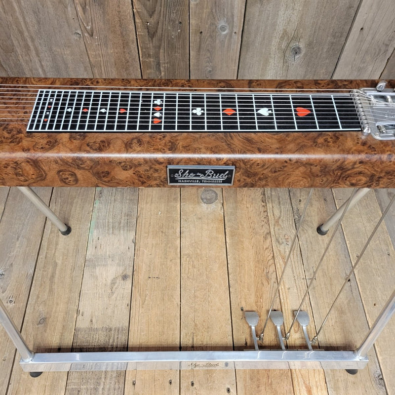 SOLD - Sho - Bud Maverick 10 String 3 Pedal 1 Knee Lever Pedal Steel 1976 - Mahar's Vintage Guitars