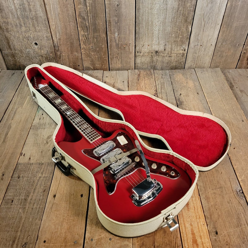 SOLD - Silvertone 1965 Silhouette Model 1488 - Mahar's Vintage Guitars