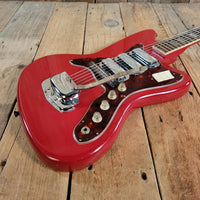 SOLD - Silvertone 1965 Silhouette Model 1488 - Mahar's Vintage Guitars