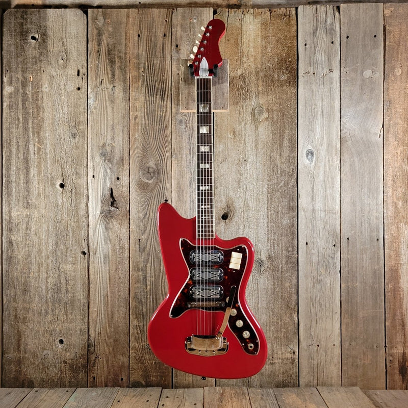 SOLD - Silvertone 1965 Silhouette Model 1488 - Mahar's Vintage Guitars