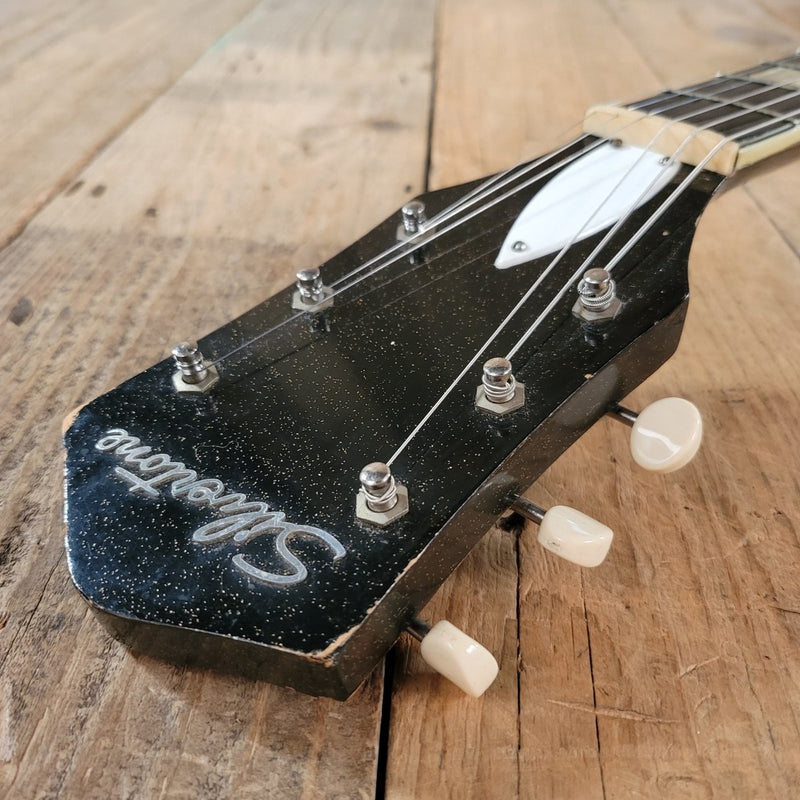 SOLD - Silvertone Jupiter Model 1423 All Original with Orig Case 1962 - Mahar's Vintage Guitars