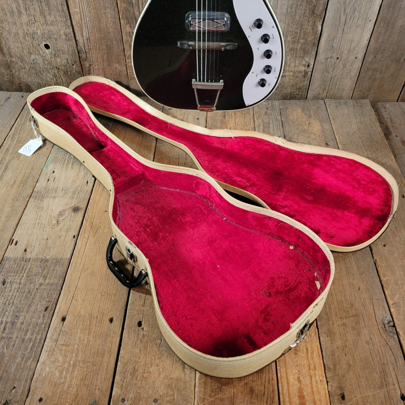 SOLD - Silvertone Jupiter Model 1423 All Original with Orig Case 1962 - Mahar's Vintage Guitars